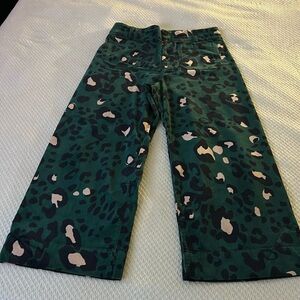 Maeve Collette wide leg crop pants